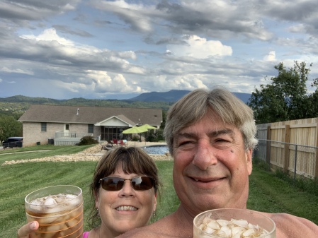 Cocktail hour in the mountains