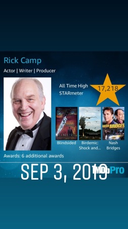 IMDb  best star meter Actor Rick Camp,