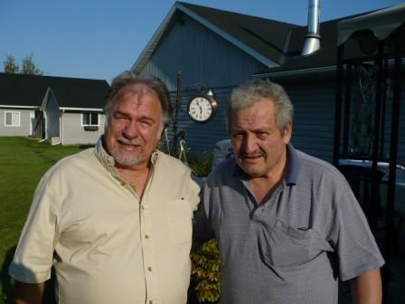 Me and Gene Watson at shop in 2010