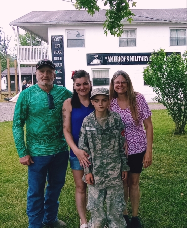 My Family at the Military Camp my son went to 