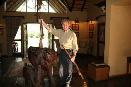 Chip Long in Africa on a Safari