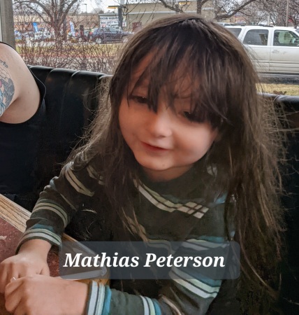 Mathias Peterson before hair cut.