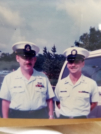 Red Henson and me in Montauk, NY 1987