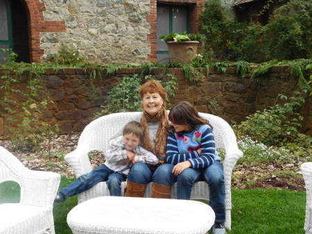 Nana with Jasper & Anna, Empire Mine, Grass Va