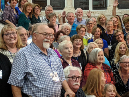 Group picture at reunion