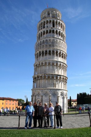 Tower of Pisa with the family so much fun