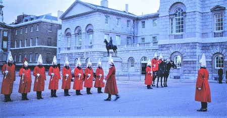 Changing of Horse Guard in London