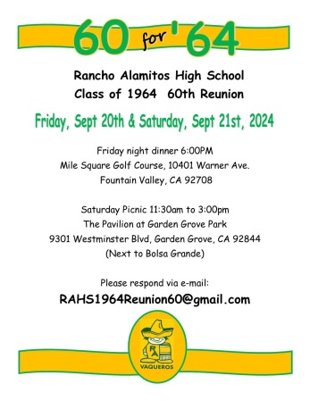 Rancho Alamitos High School Reunion
