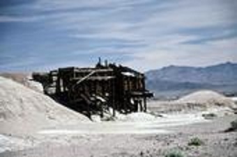 An old Borax mine near Death Valley