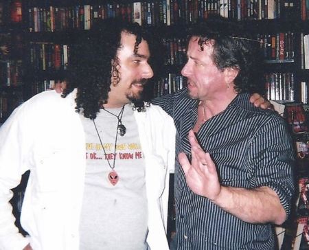 Nick with Clive Barker