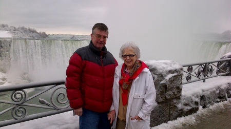 Doug and Mom -Niagara Falls 2012