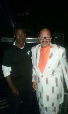 Tom Joyner& Myself/Behind stage