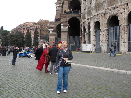 Me at the Colosseum in Rome