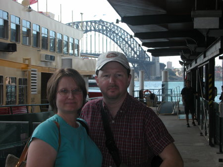 Me and the wife in Australia