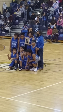 Grandson's triumph at the basketball tournamen