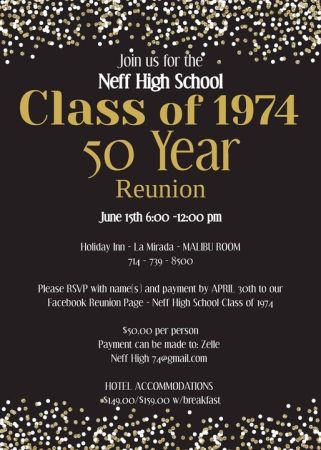 Neff High School Reunion
