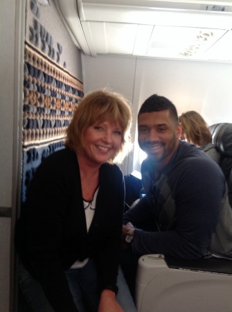 Russell Wilson and me!