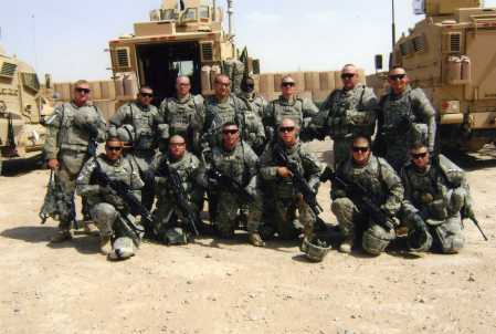Dougs son Jerry and his platoon in Iraq