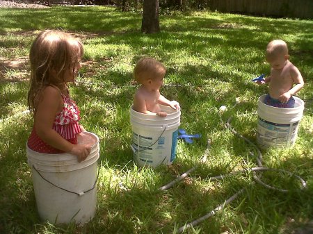 Red neck swimming pool