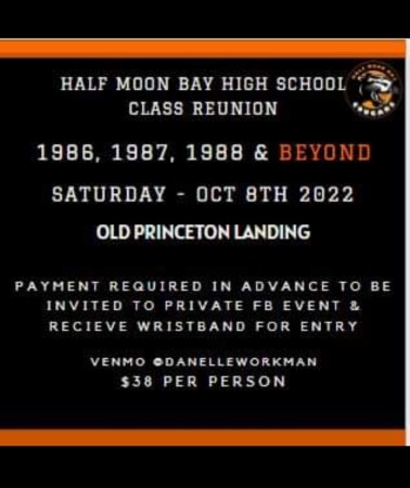 Half Moon Bay High School Reunion