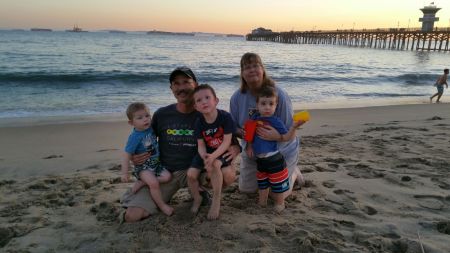 Beach Day with the grandkids - March 2015