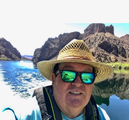 Boating on Colorado River below Hoover Dam