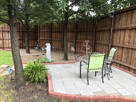 Finished new patio