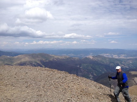 Win- top of San Luis Peak, Colorado-