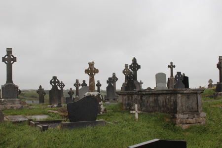 Old Irish cemetery dating back to 1700s