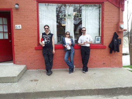 me in middle at kung fu school