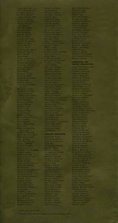 Vincent E. Presley's album, 1973 Graduation Pamphlet