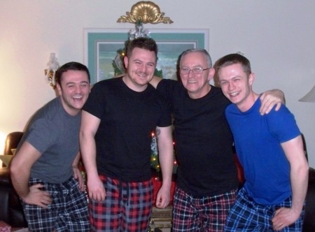 Christmas Photo of the Waldron Men