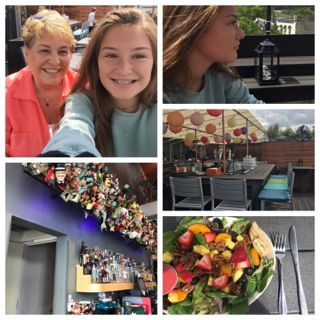 Lunch and shopping with my granddaughter.