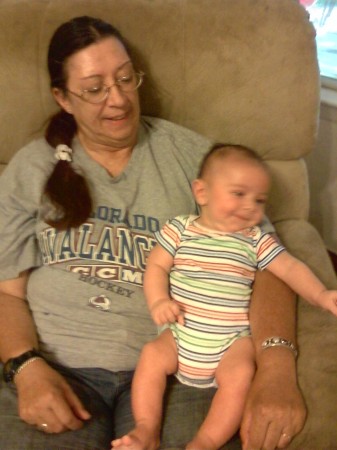 Myself with my youngest grandson.