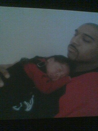 damine and his baby