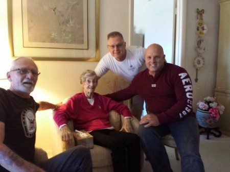 My Dad, Grandmother(passed), Me and my brother