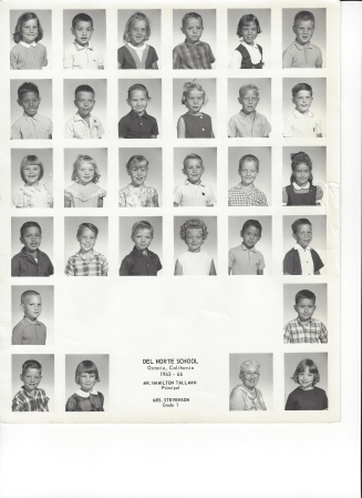 1st grade class photo  1965-'66