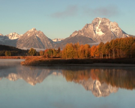 Early morning in the Tetons