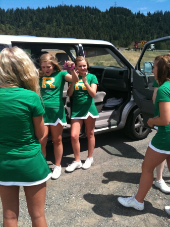 Cheer Squad Breakdown on the Way to Cheer Camp Ellensburg