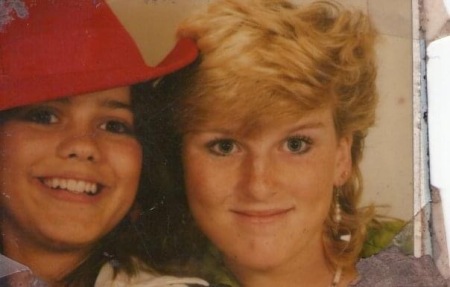 Suzi Real (Maxwell) and I at Monte Vista (85?)