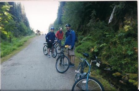 Start of the Hiawatha Bike Trail--North Idaho Aug-2015