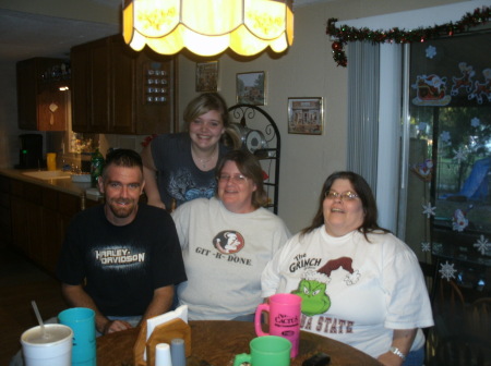 Family cookout Dec. 2010