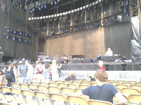 Our seats at the Paul McCartney Concert
