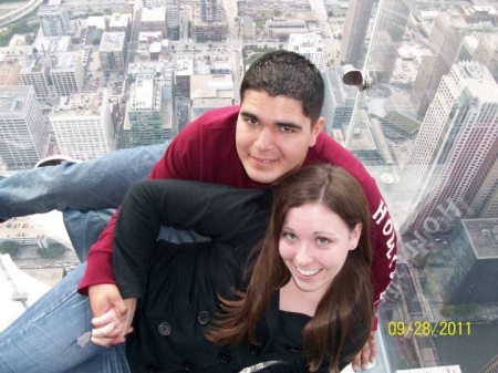 Alena & Berto her boyfriend in Chicago