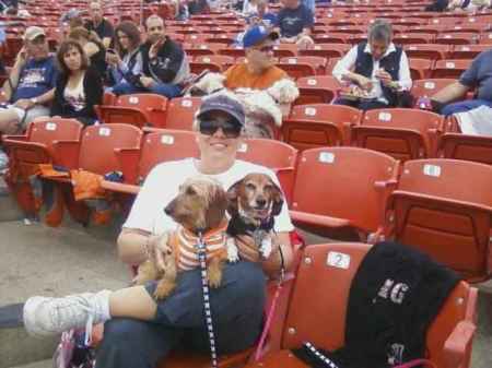 Me and the kids at the ballpark