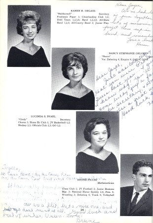 Joyce Bellotti   Ohrvall's album, Class of '63