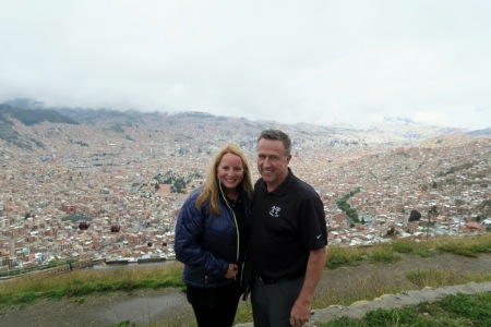 Marcene & Joe in La Paz, Bolivia - 3-2015