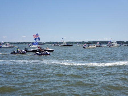 Trump Boat Parade Yorktown 2020