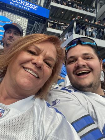 Dallas Cowboys - Dan & Mom
