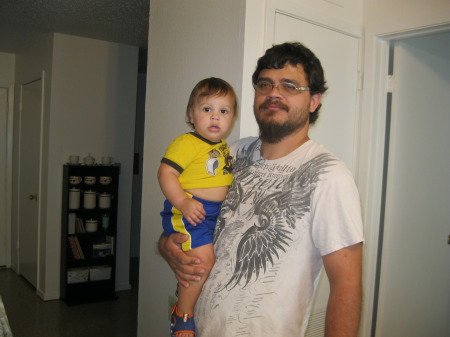 RONALD ( DAVID ) HOUGHTON JR, AND ALEX RAYON VERION HOUGHTON. FATHER AND SON